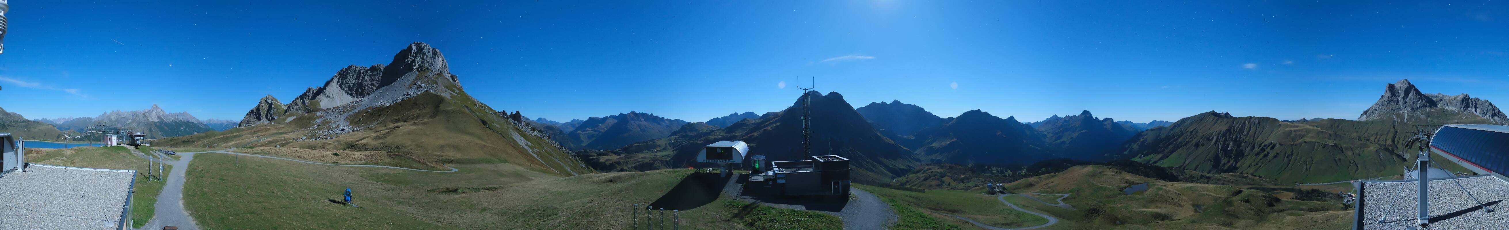 Archiv Foto Webcam Warth Schröcken - Panorama Saloberjet