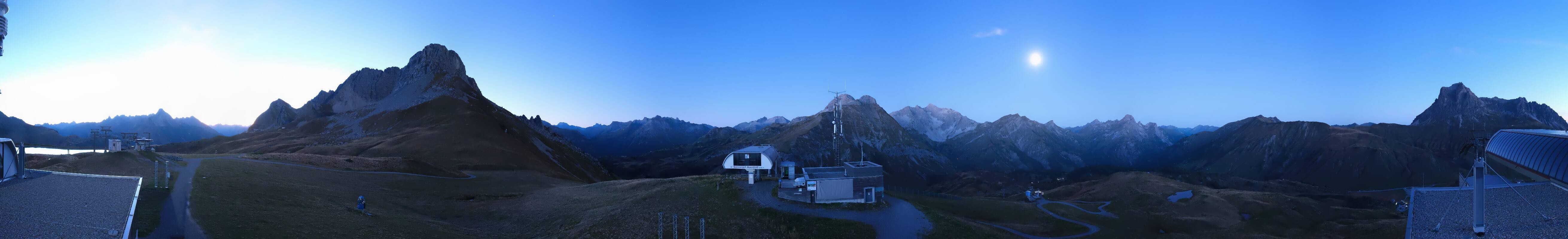 Archiv Foto Webcam Warth Schröcken - Panorama Saloberjet