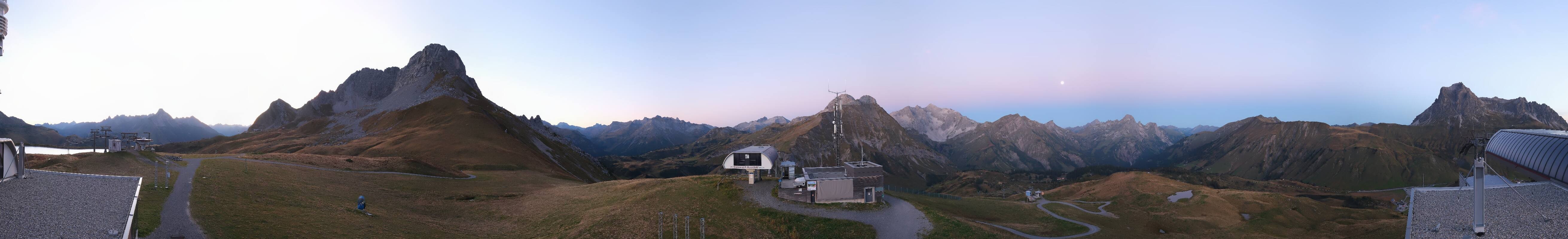 Archiv Foto Webcam Warth Schröcken - Panorama Saloberjet