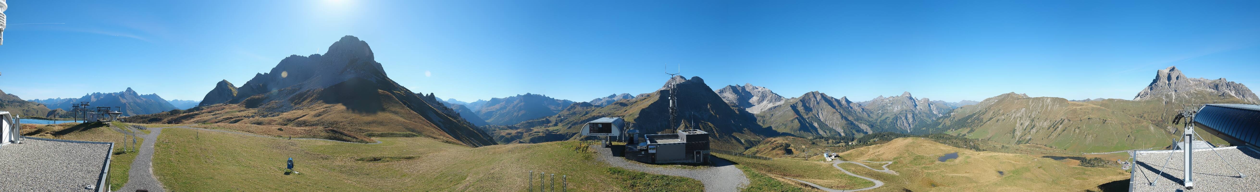 Archiv Foto Webcam Warth Schröcken - Panorama Saloberjet