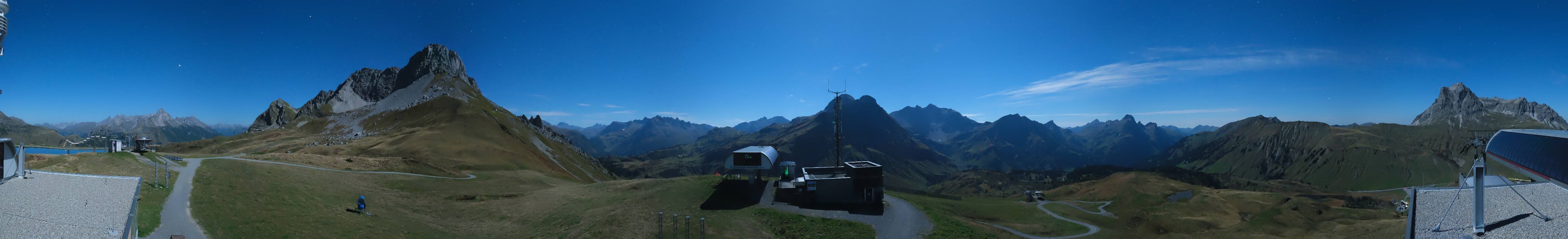 Archiv Foto Webcam Warth Schröcken - Panorama Saloberjet