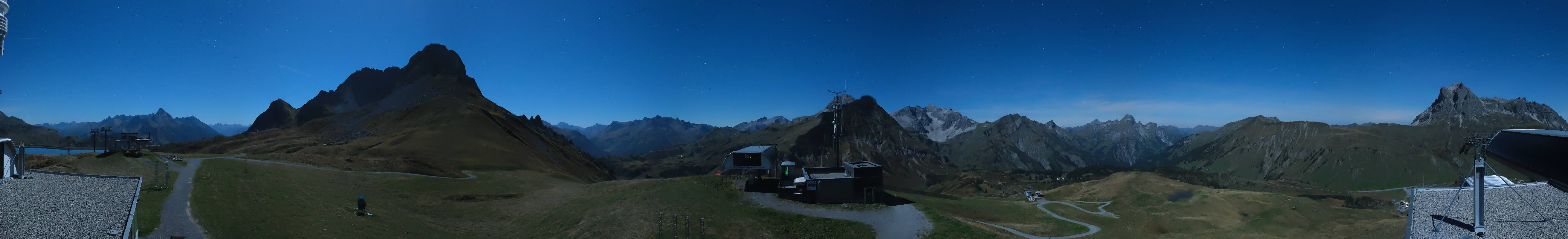 Archiv Foto Webcam Warth Schröcken - Panorama Saloberjet