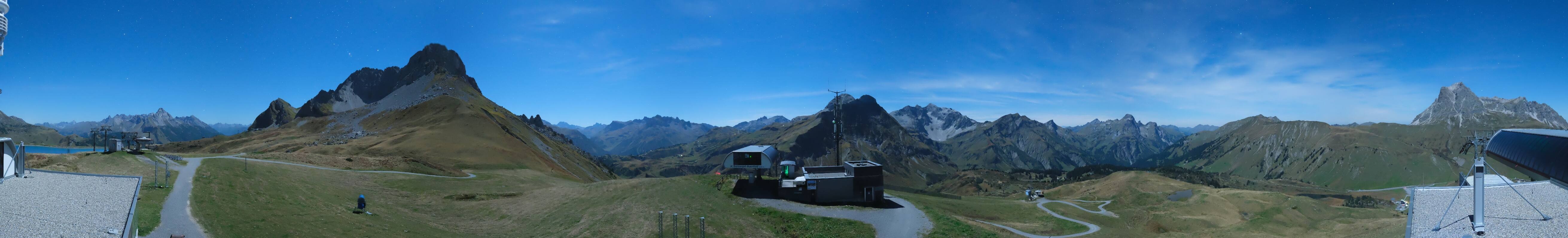 Archiv Foto Webcam Warth Schröcken - Panorama Saloberjet
