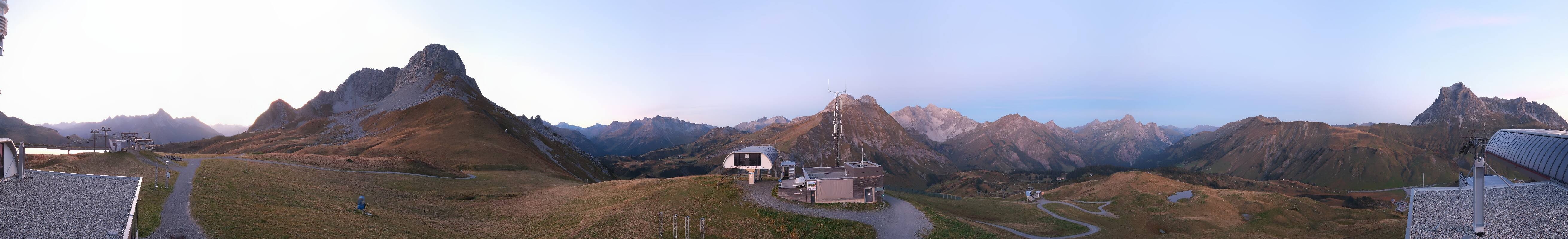 Archiv Foto Webcam Warth Schröcken - Panorama Saloberjet