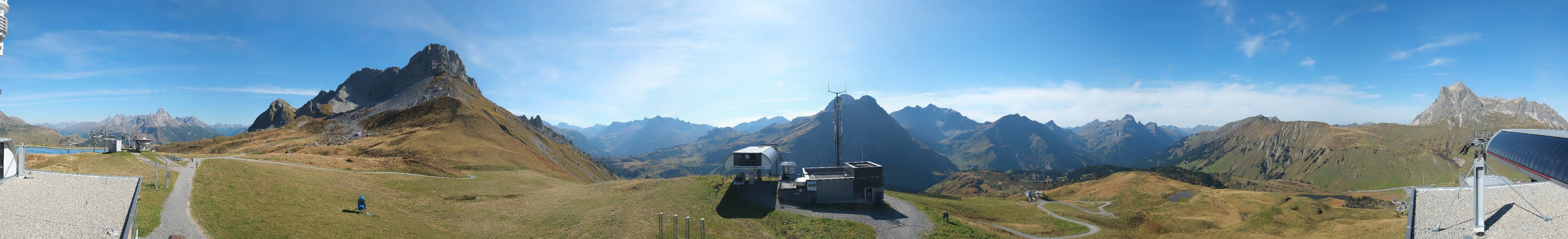Archiv Foto Webcam Warth Schröcken - Panorama Saloberjet