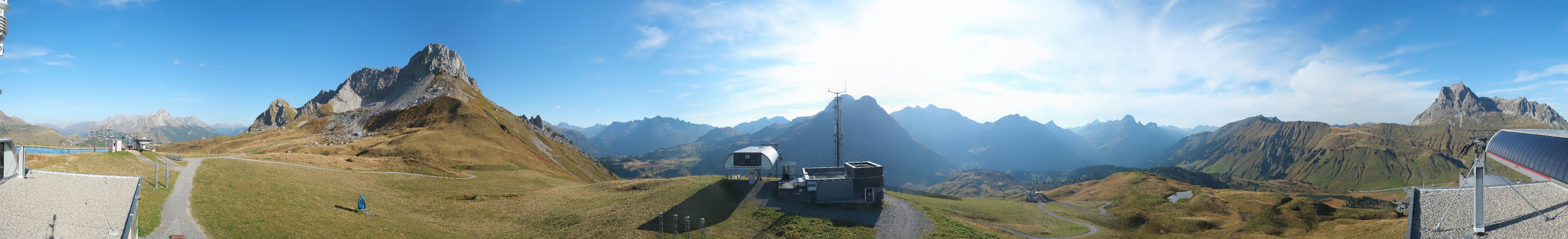 Archiv Foto Webcam Warth Schröcken - Panorama Saloberjet