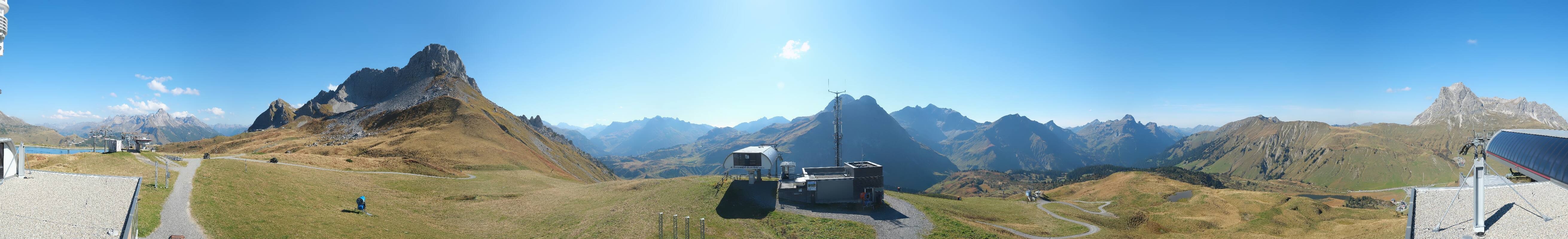 Archiv Foto Webcam Warth Schröcken - Panorama Saloberjet