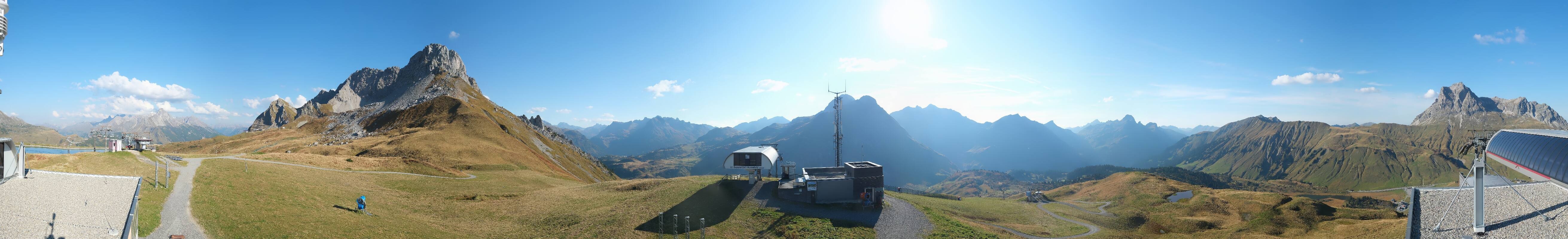 Archiv Foto Webcam Warth Schröcken - Panorama Saloberjet