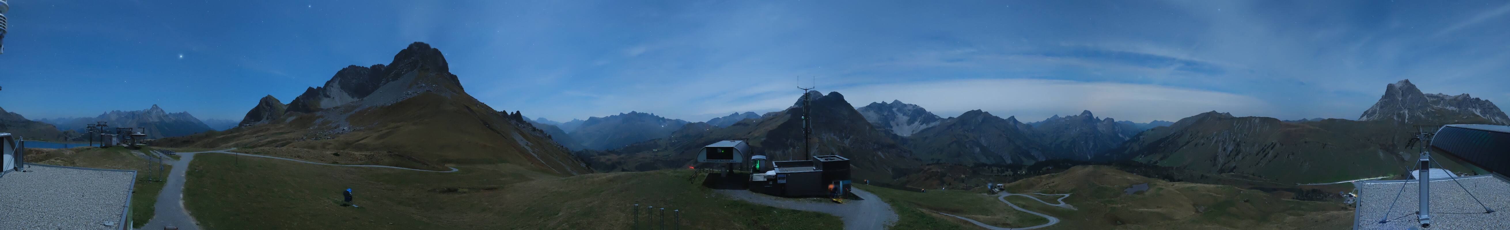 Archived image Webcam Panoramic view Warth Schröcken