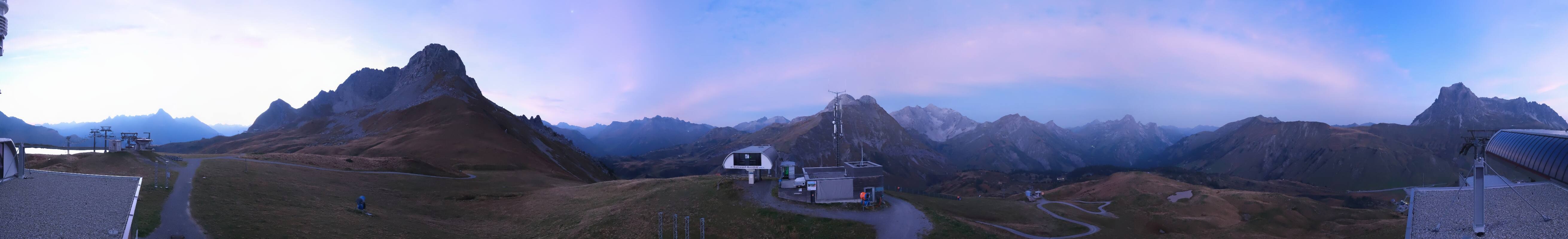 Archived image Webcam Panoramic view Warth Schröcken