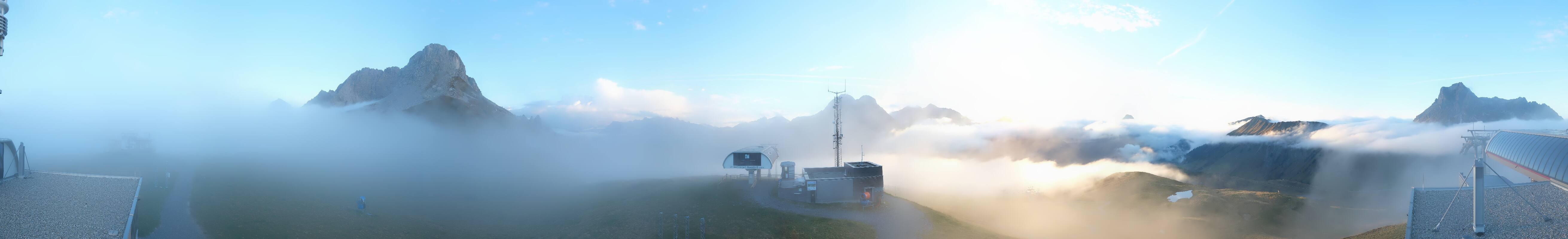 Archiv Foto Webcam Warth Schröcken - Panorama Saloberjet