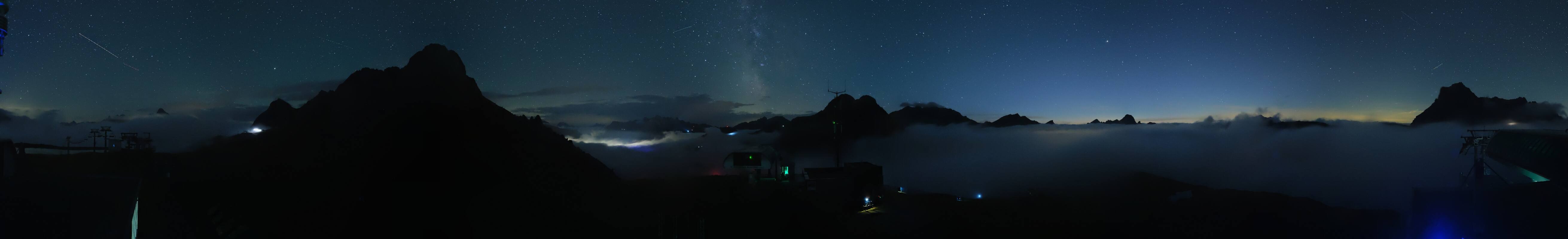 Archiv Foto Webcam Warth Schröcken - Panorama Saloberjet