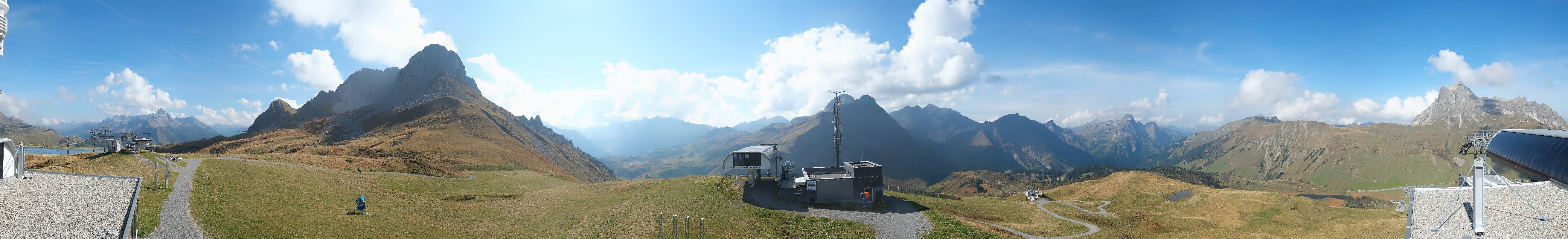 Archiv Foto Webcam Warth Schröcken - Panorama Saloberjet