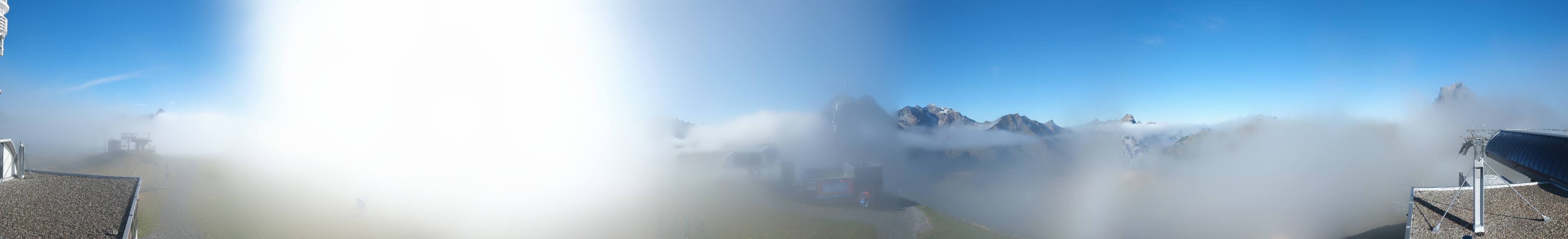 Archiv Foto Webcam Warth Schröcken - Panorama Saloberjet