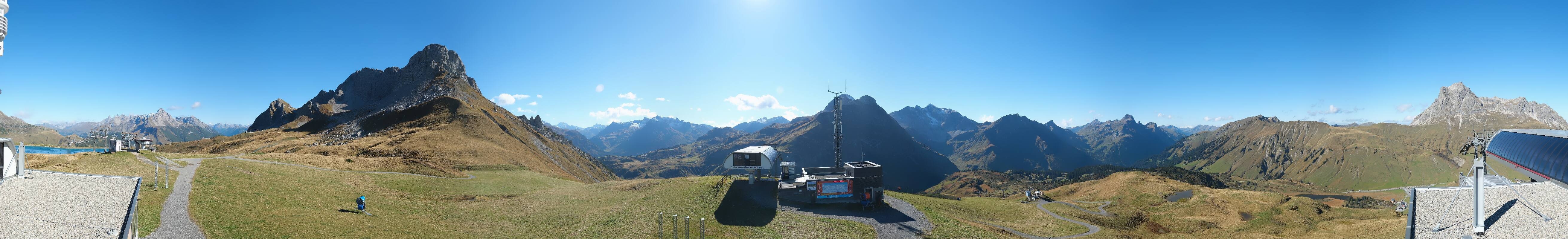 Archiv Foto Webcam Warth Schröcken - Panorama Saloberjet