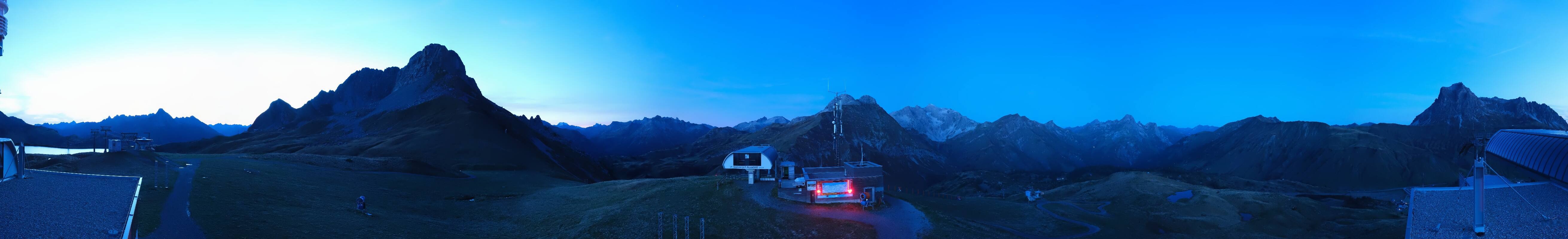 Archiv Foto Webcam Warth Schröcken - Panorama Saloberjet