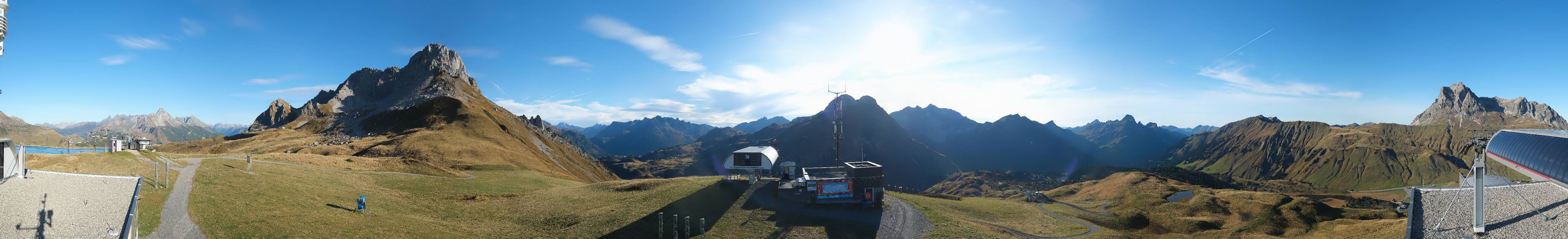 Archiv Foto Webcam Warth Schröcken - Panorama Saloberjet