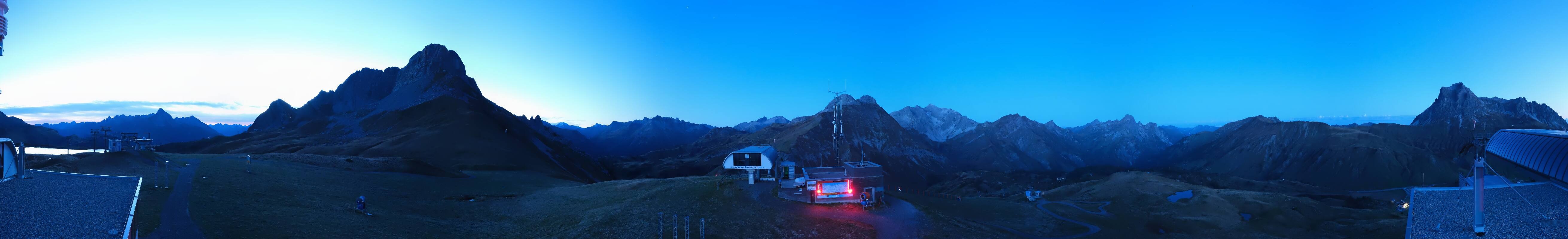 Archiv Foto Webcam Warth Schröcken - Panorama Saloberjet