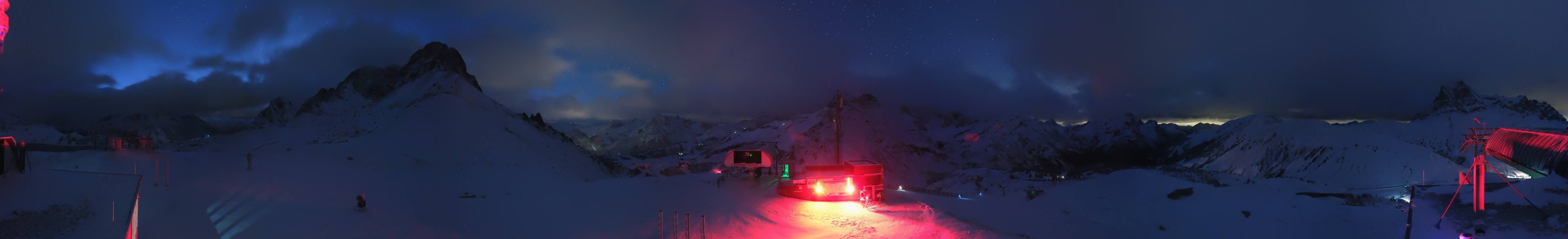 Archiv Foto Webcam Warth Schröcken - Panorama Saloberjet