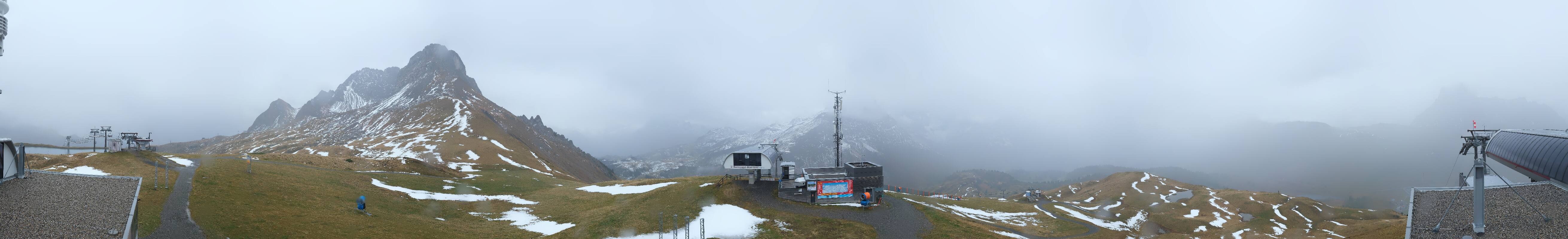 Archiv Foto Webcam Warth Schröcken - Panorama Saloberjet