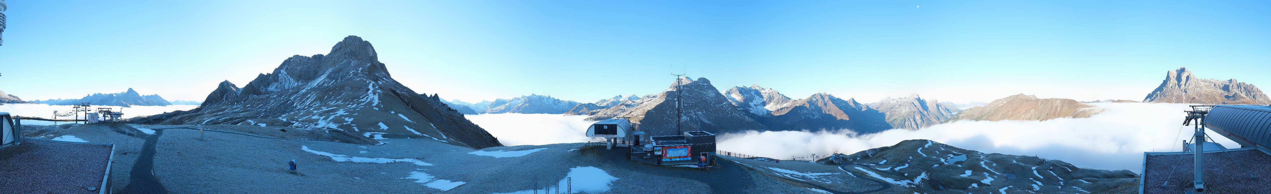 Archived image Webcam Panoramic view Warth Schröcken