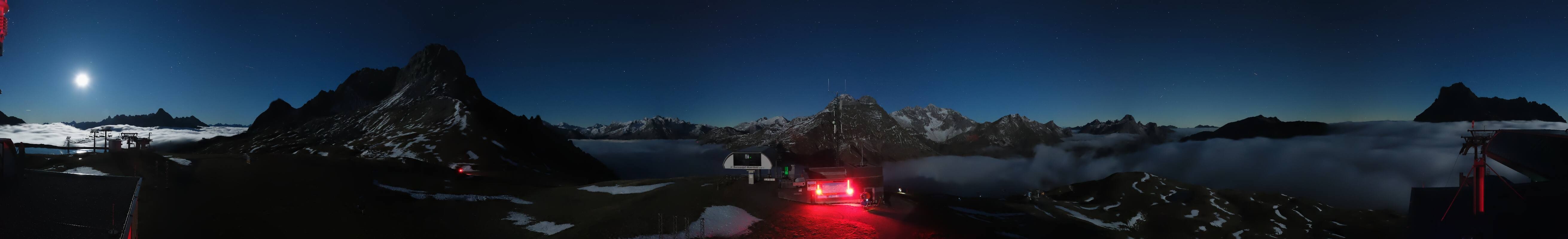 Archiv Foto Webcam Warth Schröcken - Panorama Saloberjet