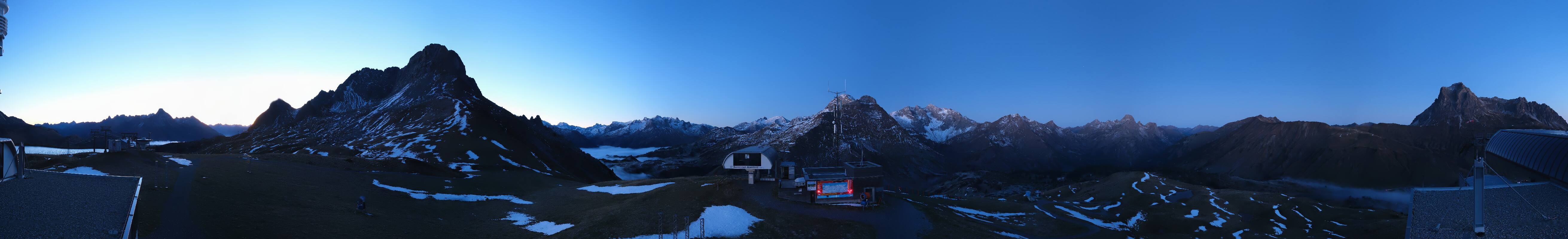 Archiv Foto Webcam Warth Schröcken - Panorama Saloberjet