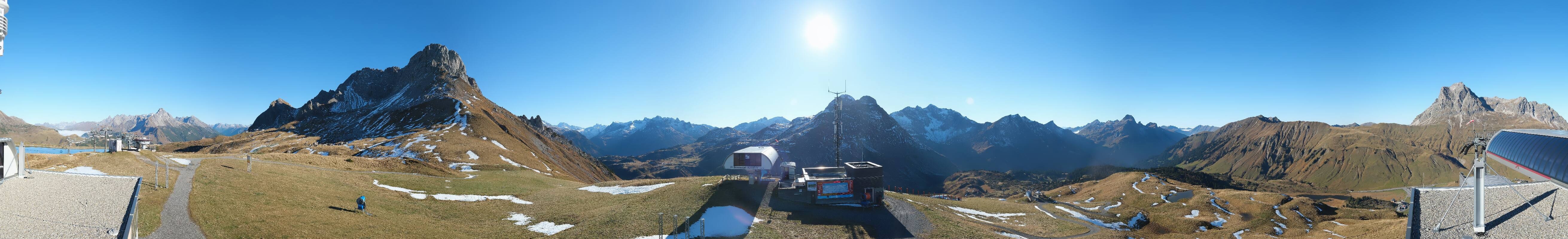 Archiv Foto Webcam Warth Schröcken - Panorama Saloberjet