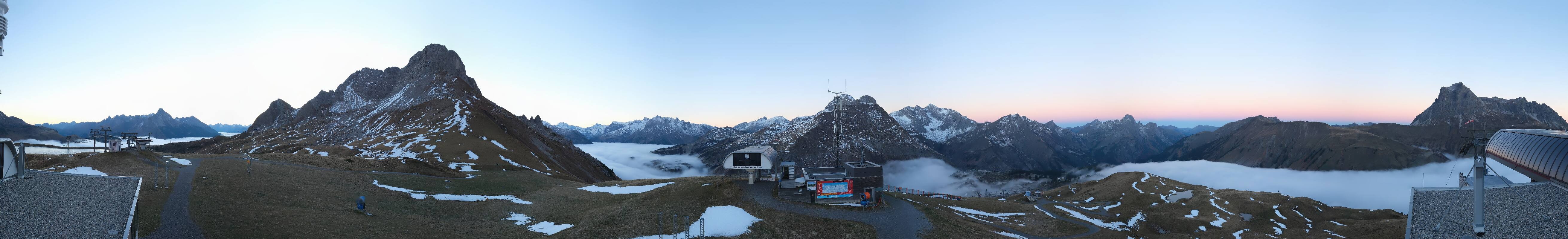 Archived image Webcam Panoramic view Warth Schröcken