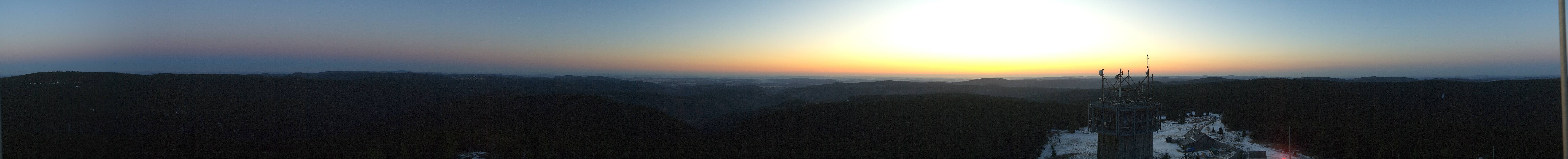 Archiv Foto Webcam Schneekopf Gipfel in Thüringen