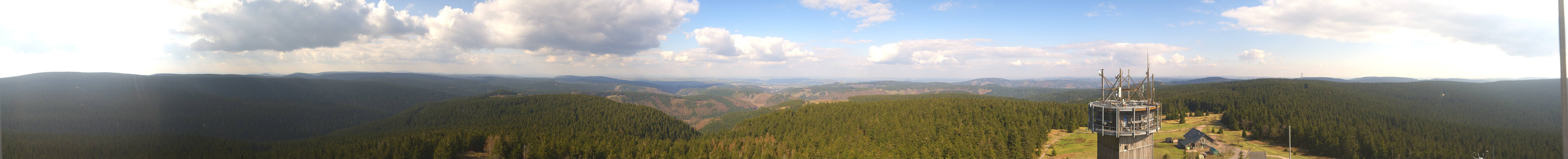 Archiv Foto Webcam Schneekopf Gipfel in Thüringen