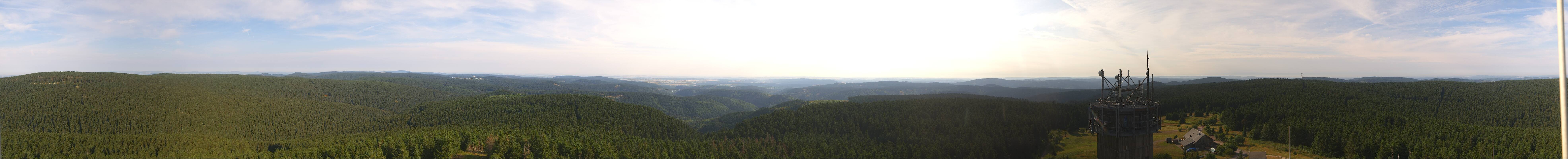 Archived image Webcam Schneekopf, Gehlberg