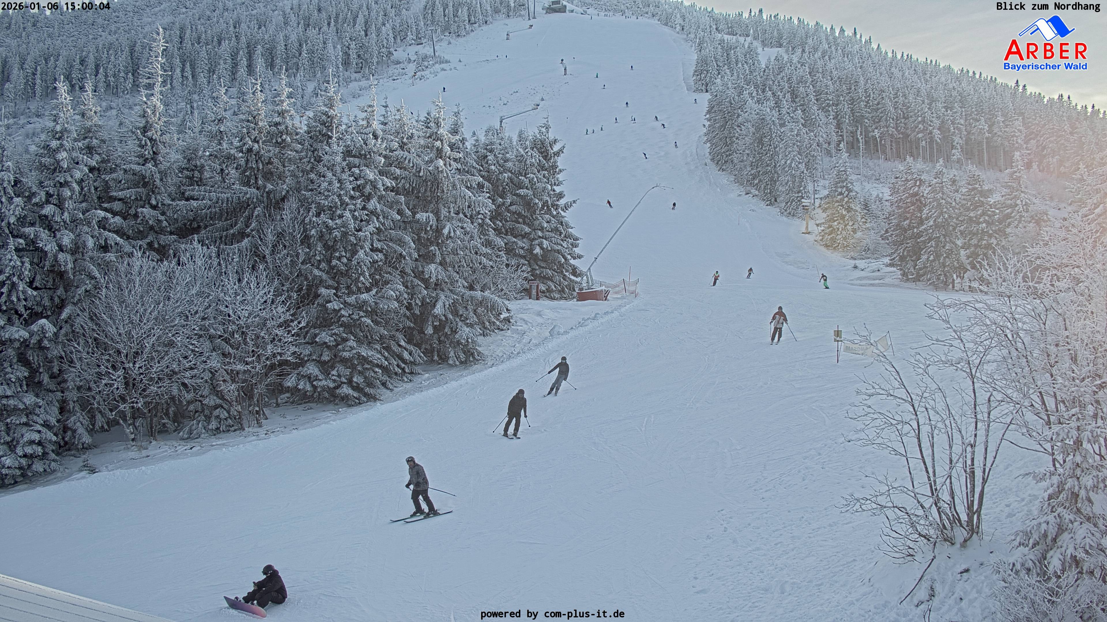 Archiv Foto Webcam Großer Arber Blick nach Nordwesten