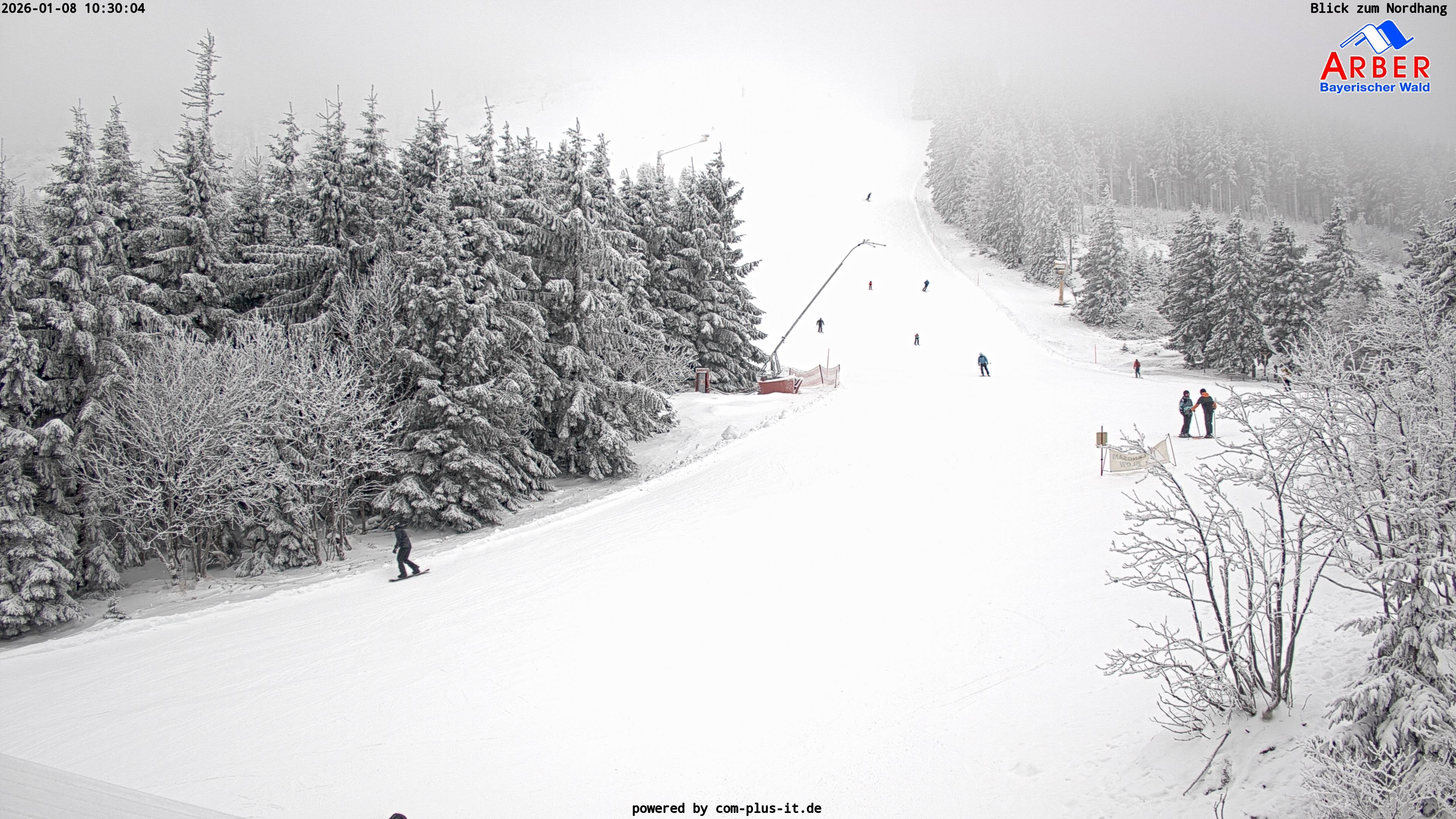 Archiv Foto Webcam Großer Arber Blick nach Nordwesten