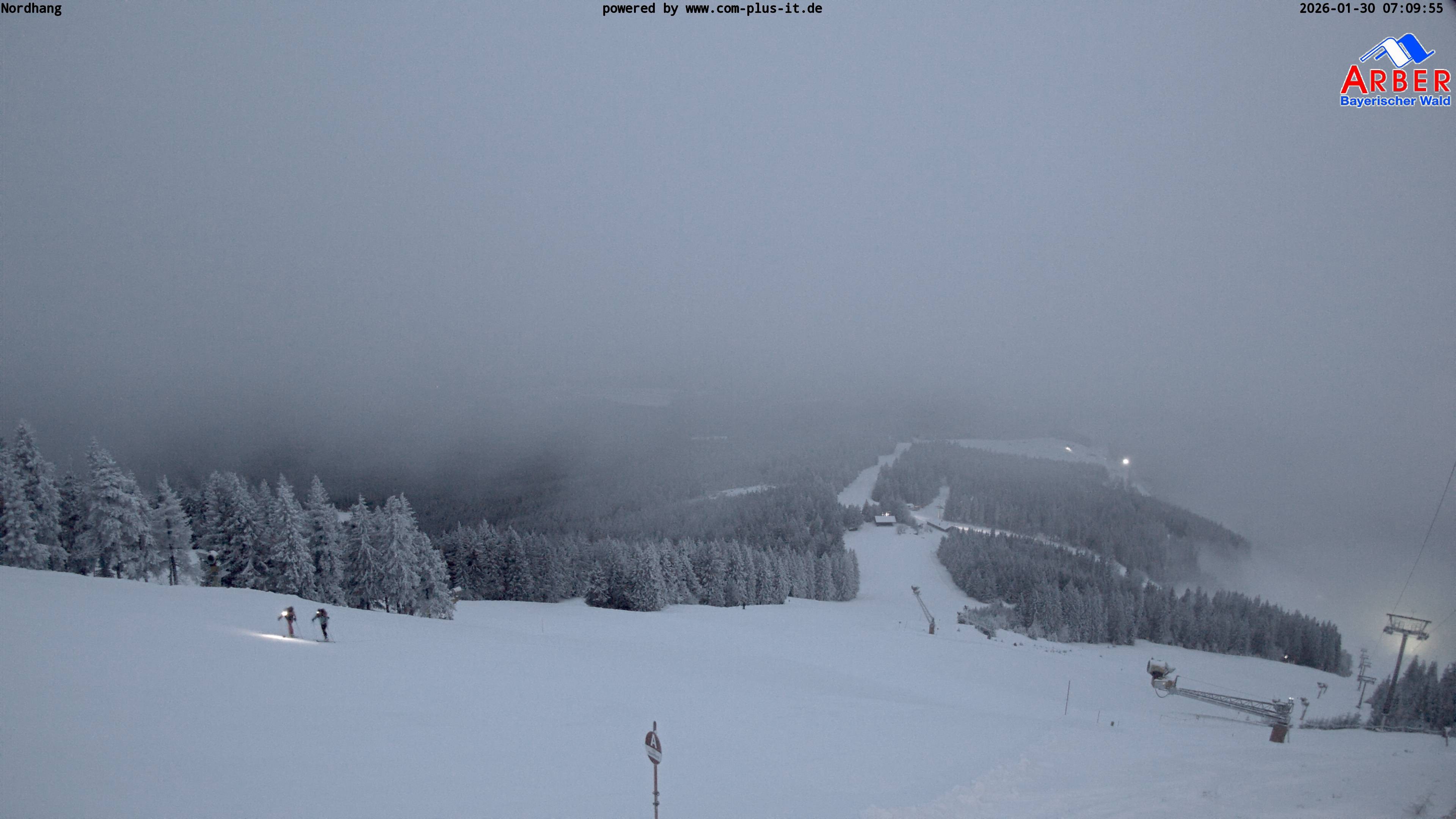 Archiv Foto Webcam Großer Arber Blick nach Nordwesten
