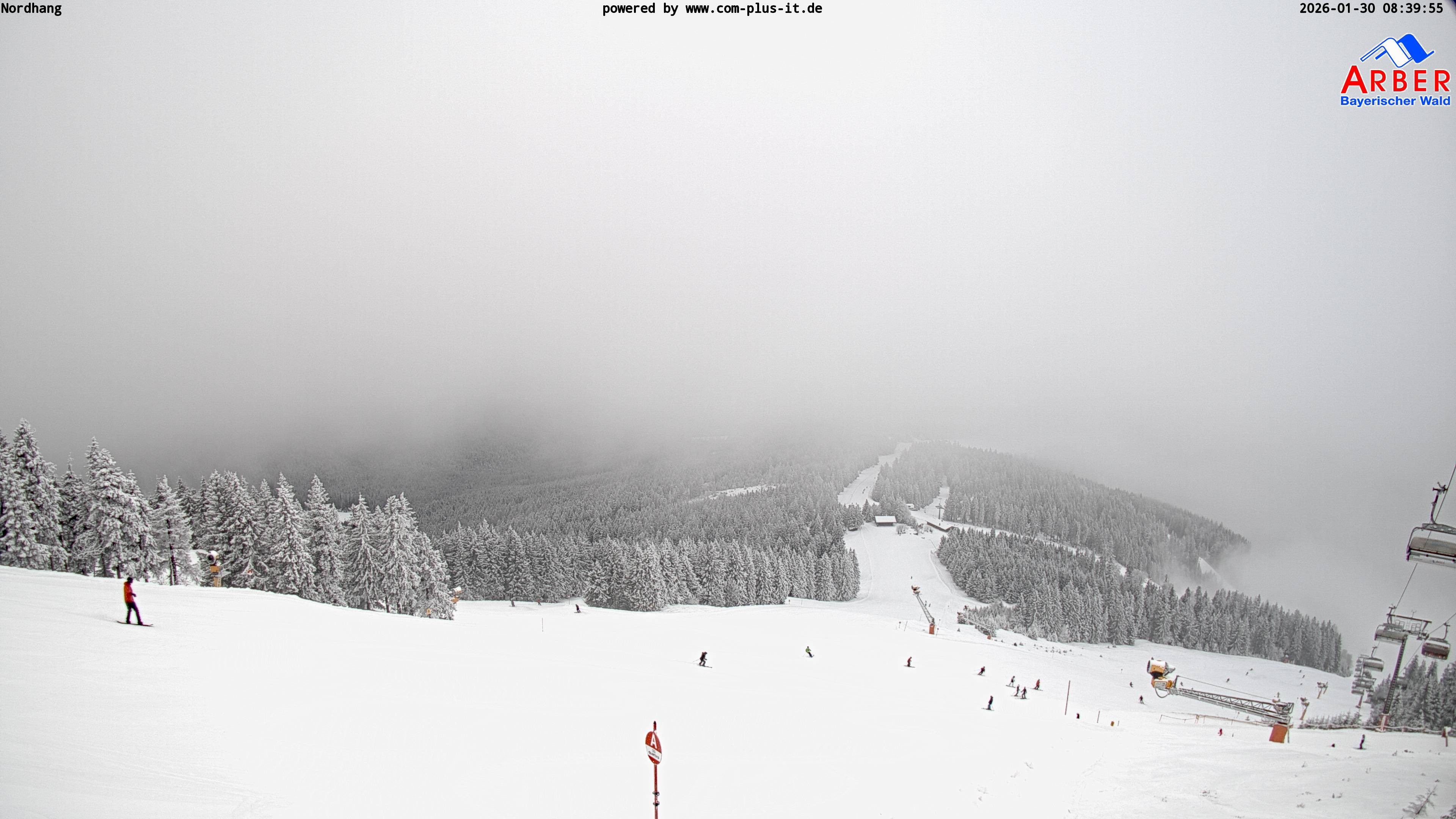 Archiv Foto Webcam Großer Arber Blick nach Nordwesten