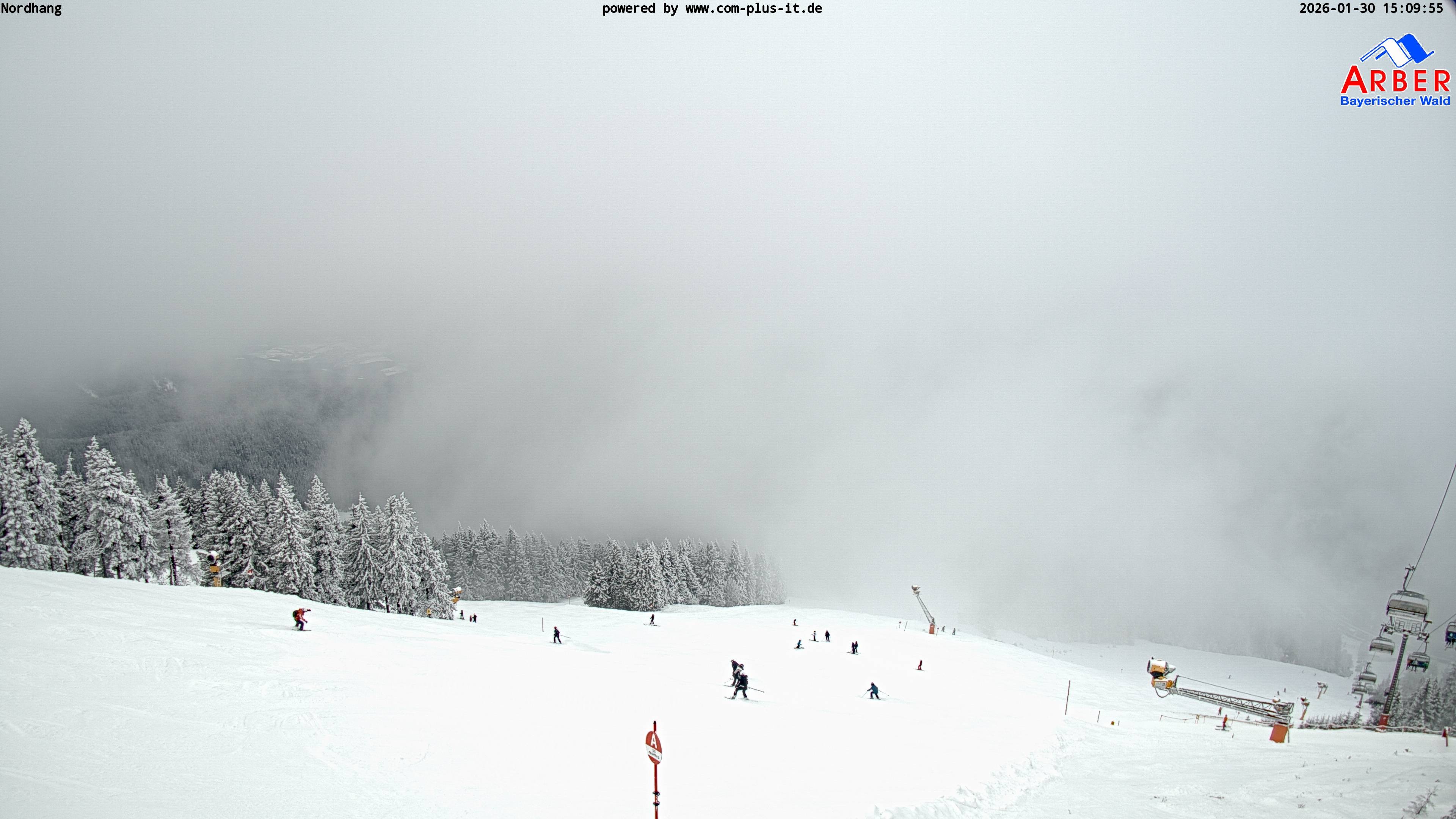 Archiv Foto Webcam Großer Arber Blick nach Nordwesten