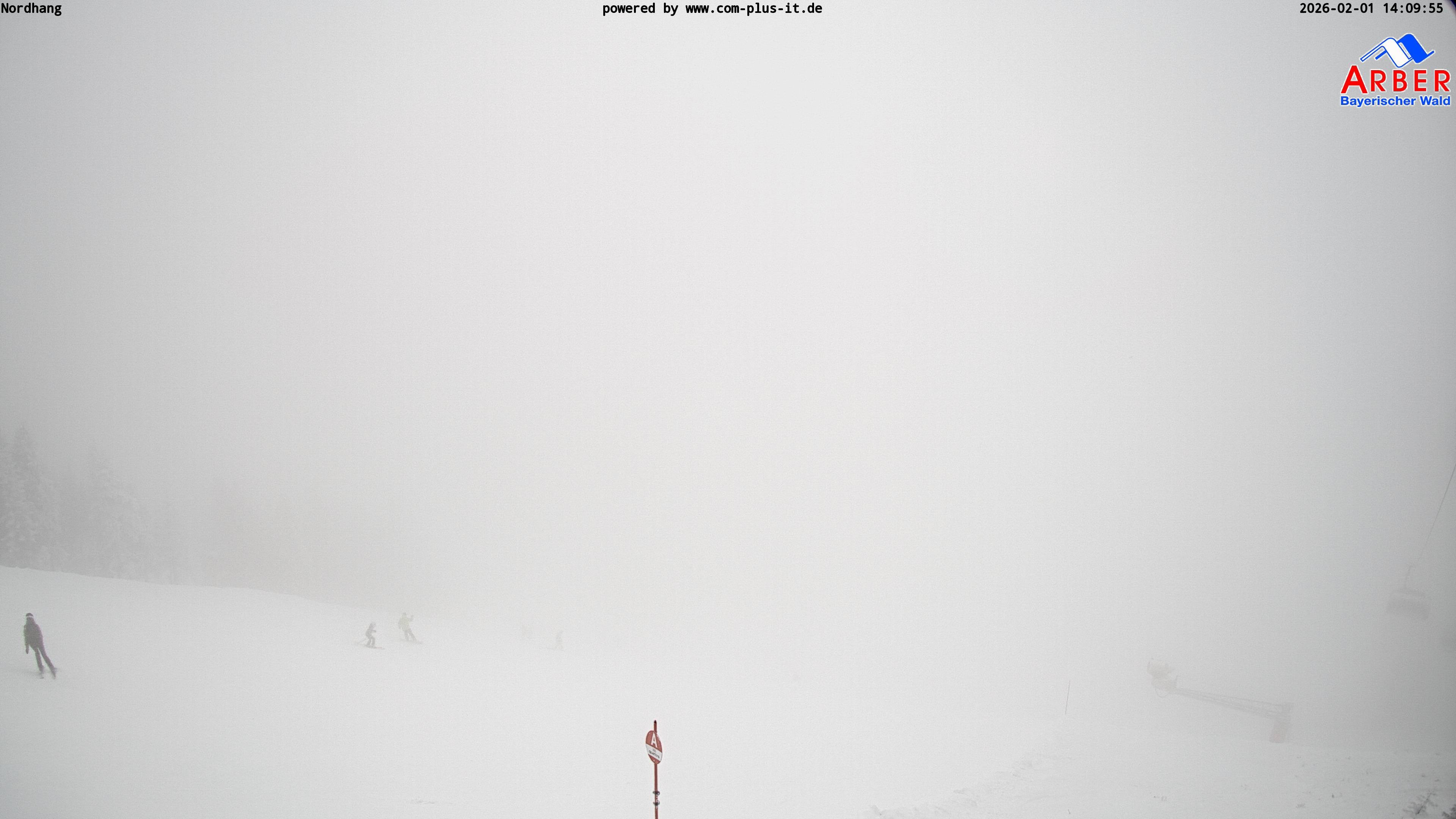 Archiv Foto Webcam Großer Arber Blick nach Nordwesten