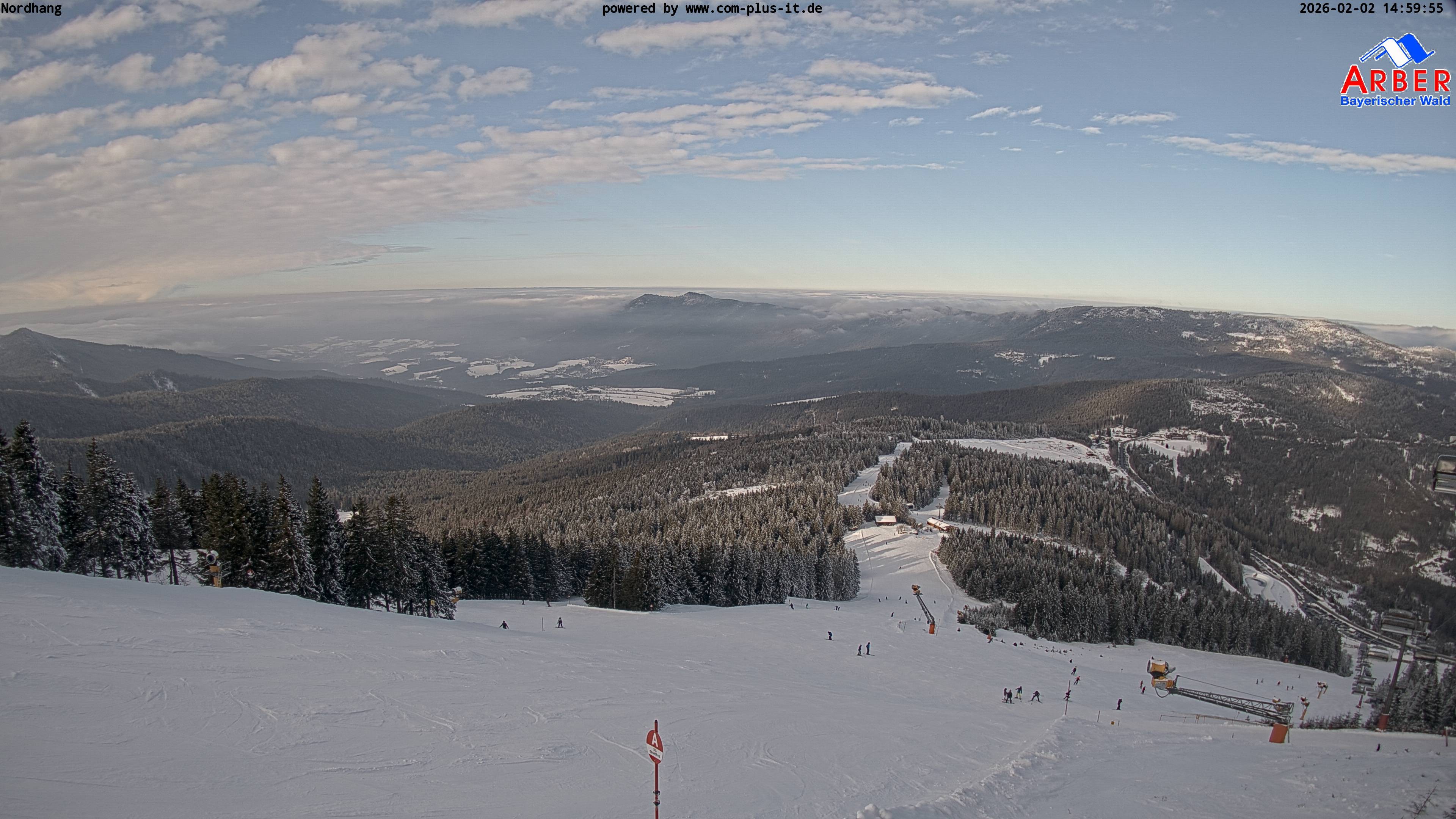 Archiv Foto Webcam Großer Arber Blick nach Nordwesten