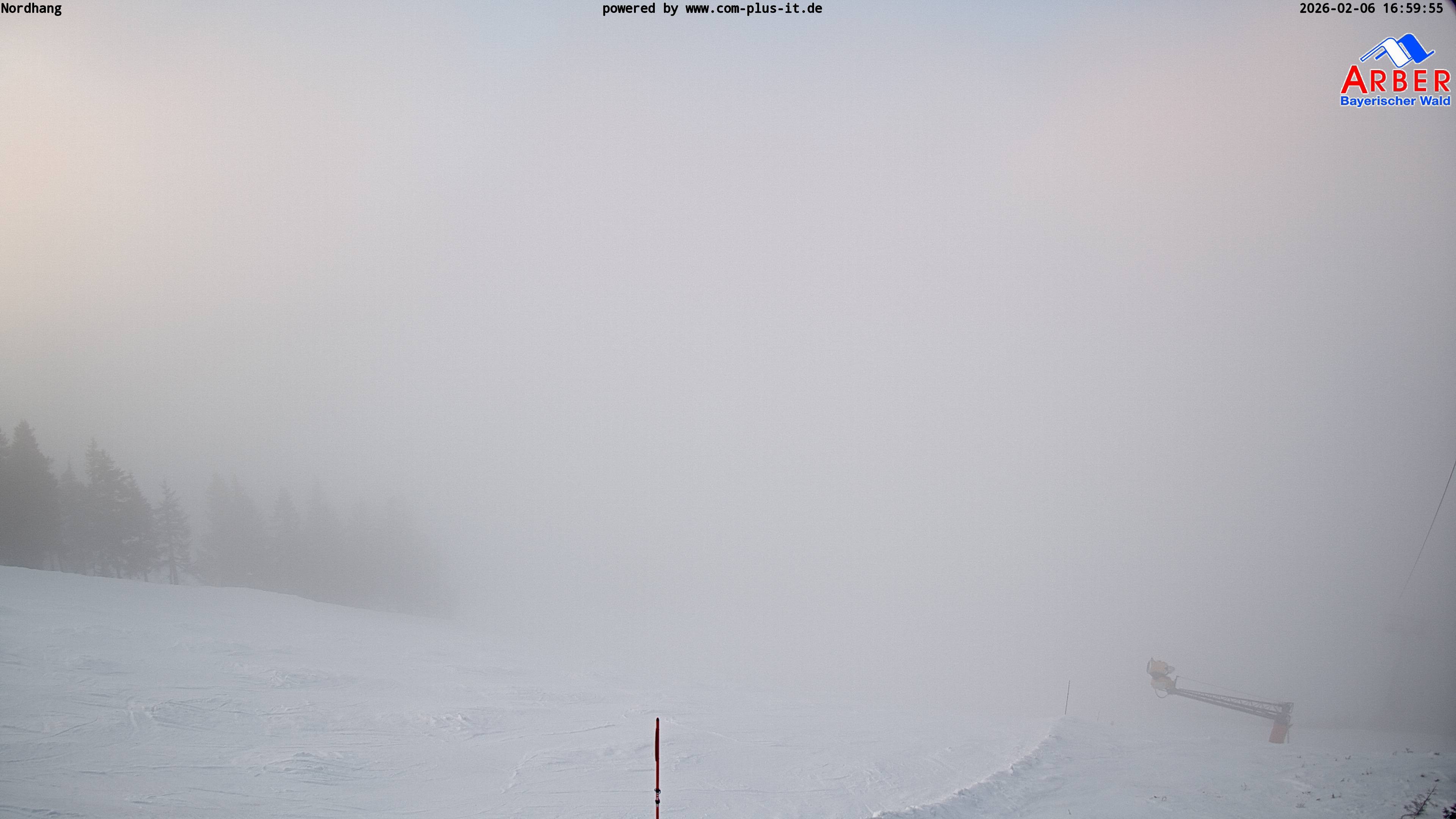 Archived image Webcam View from the Großer Arber