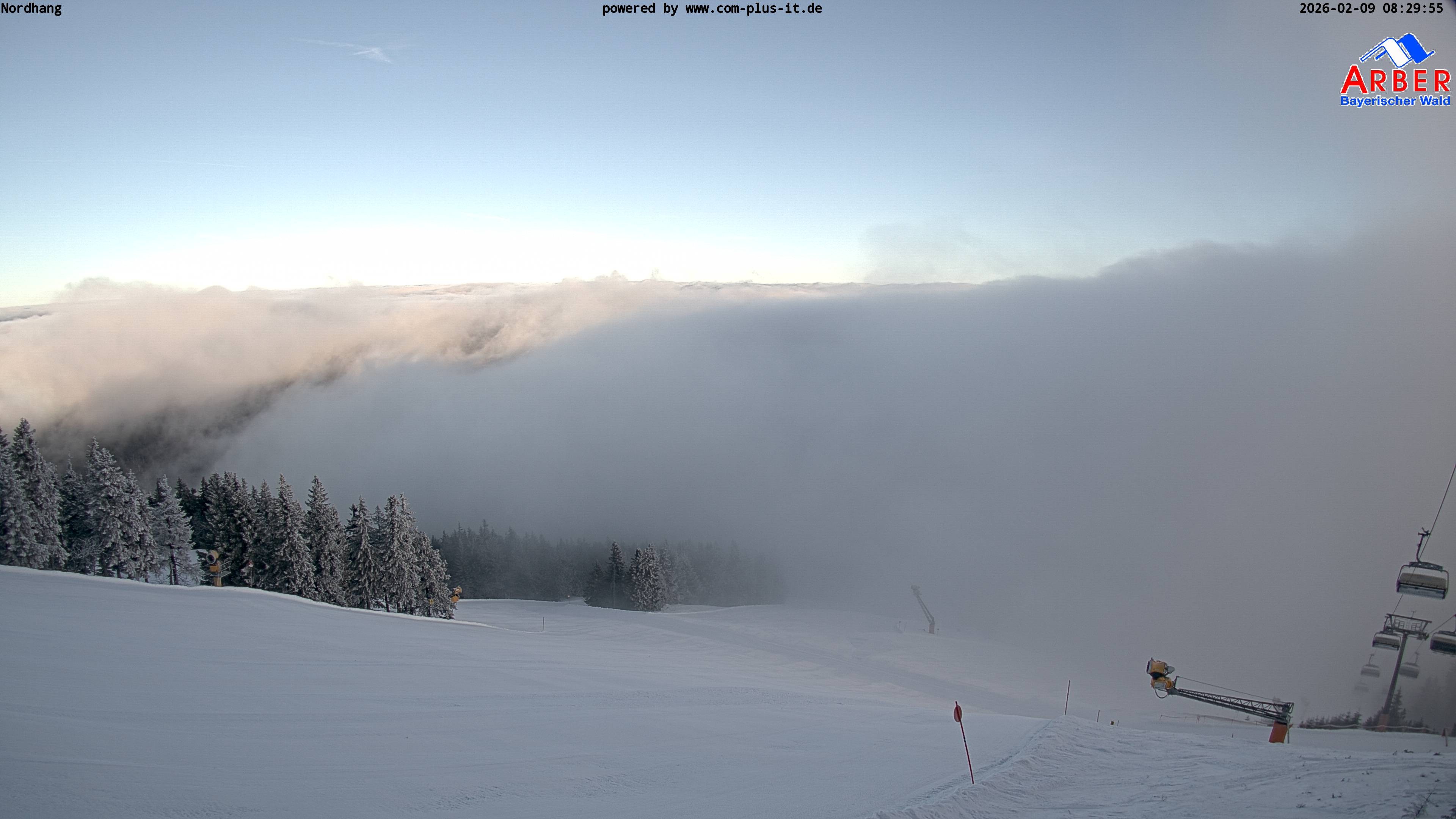 Archiv Foto Webcam Großer Arber Blick nach Nordwesten