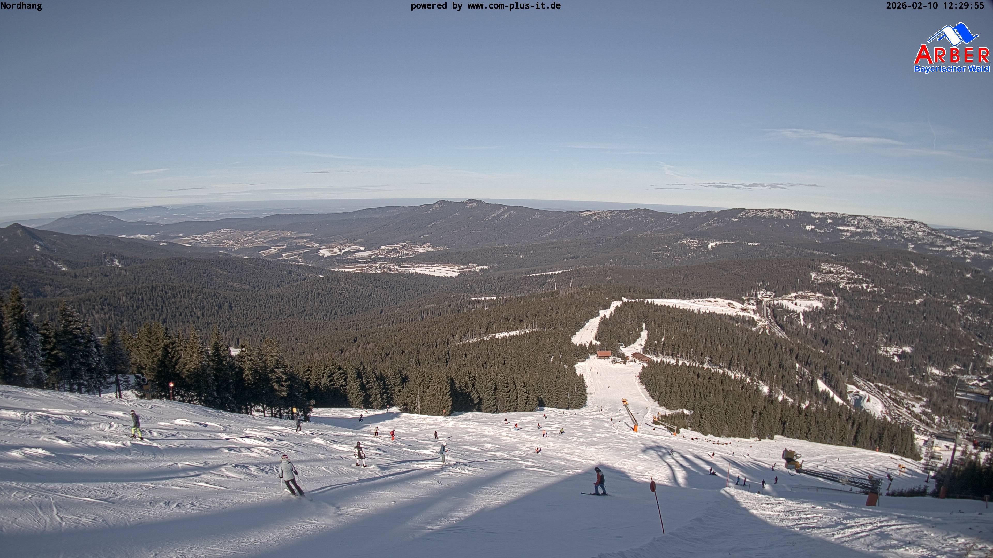 Archiv Foto Webcam Großer Arber Blick nach Nordwesten