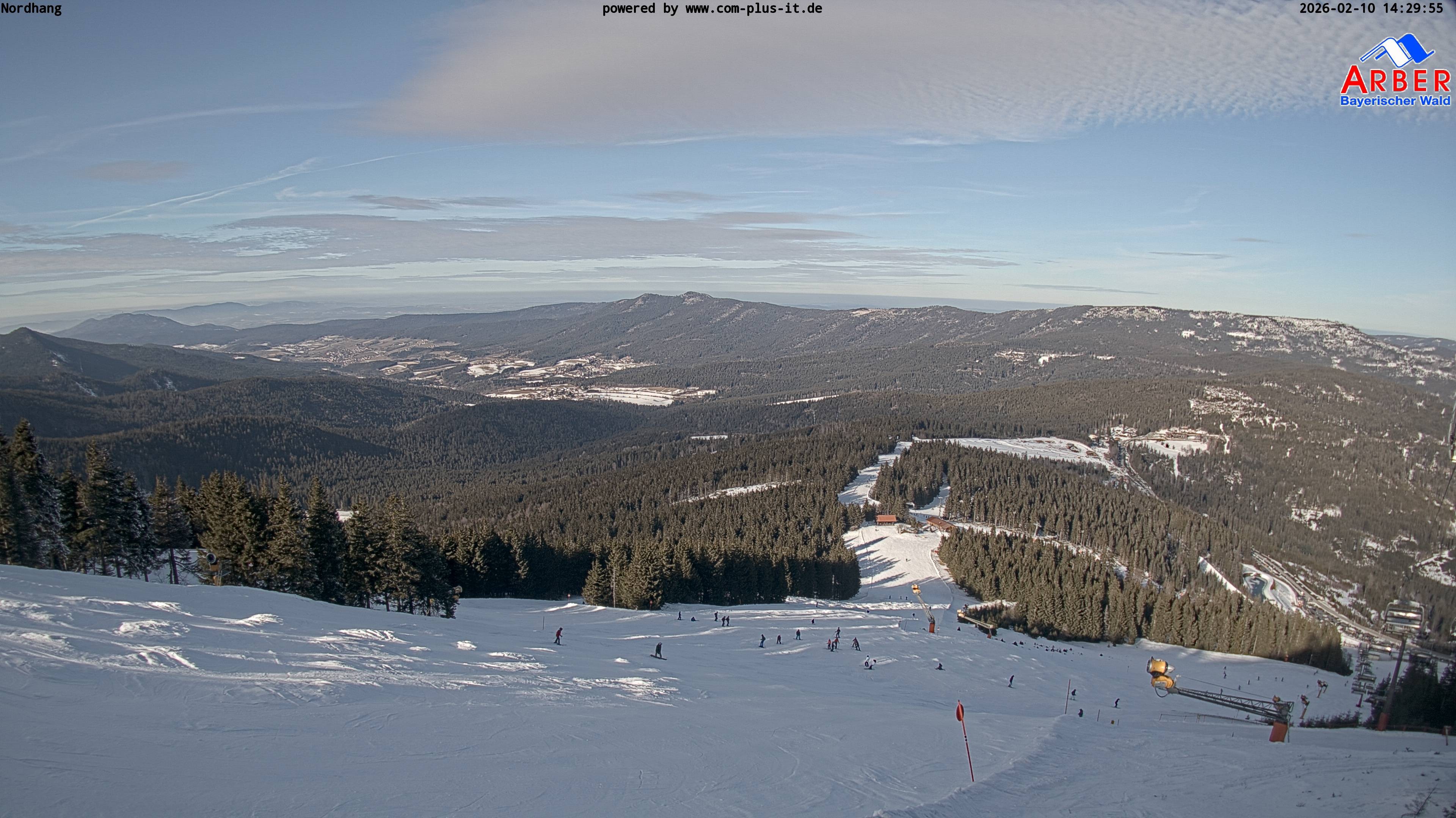 Archiv Foto Webcam Großer Arber Blick nach Nordwesten