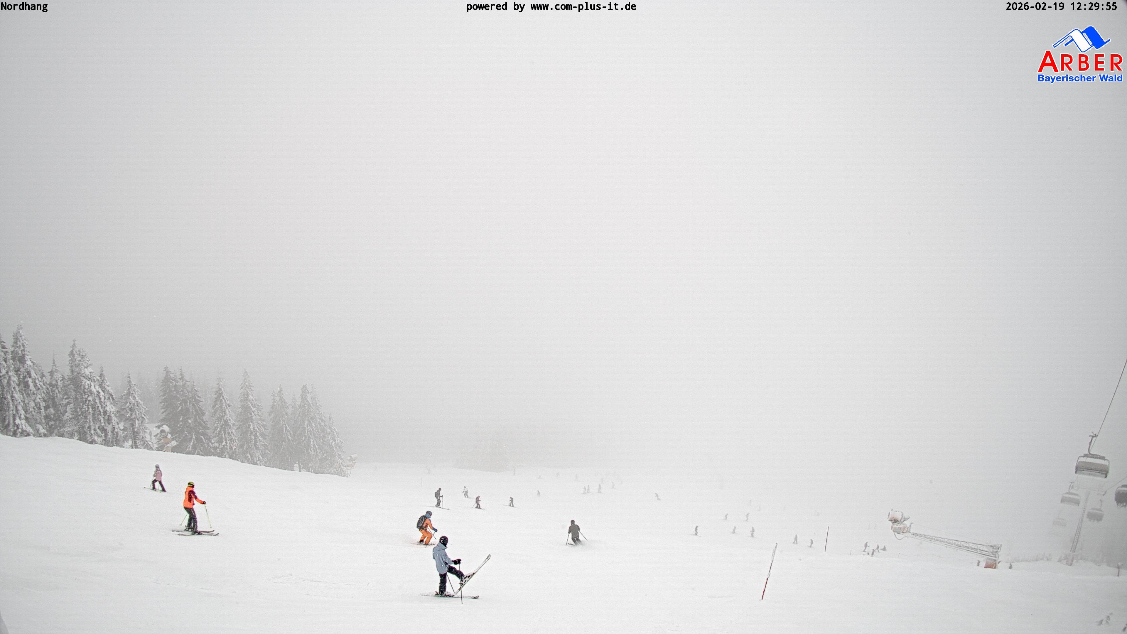 Archived image Webcam View from the Großer Arber