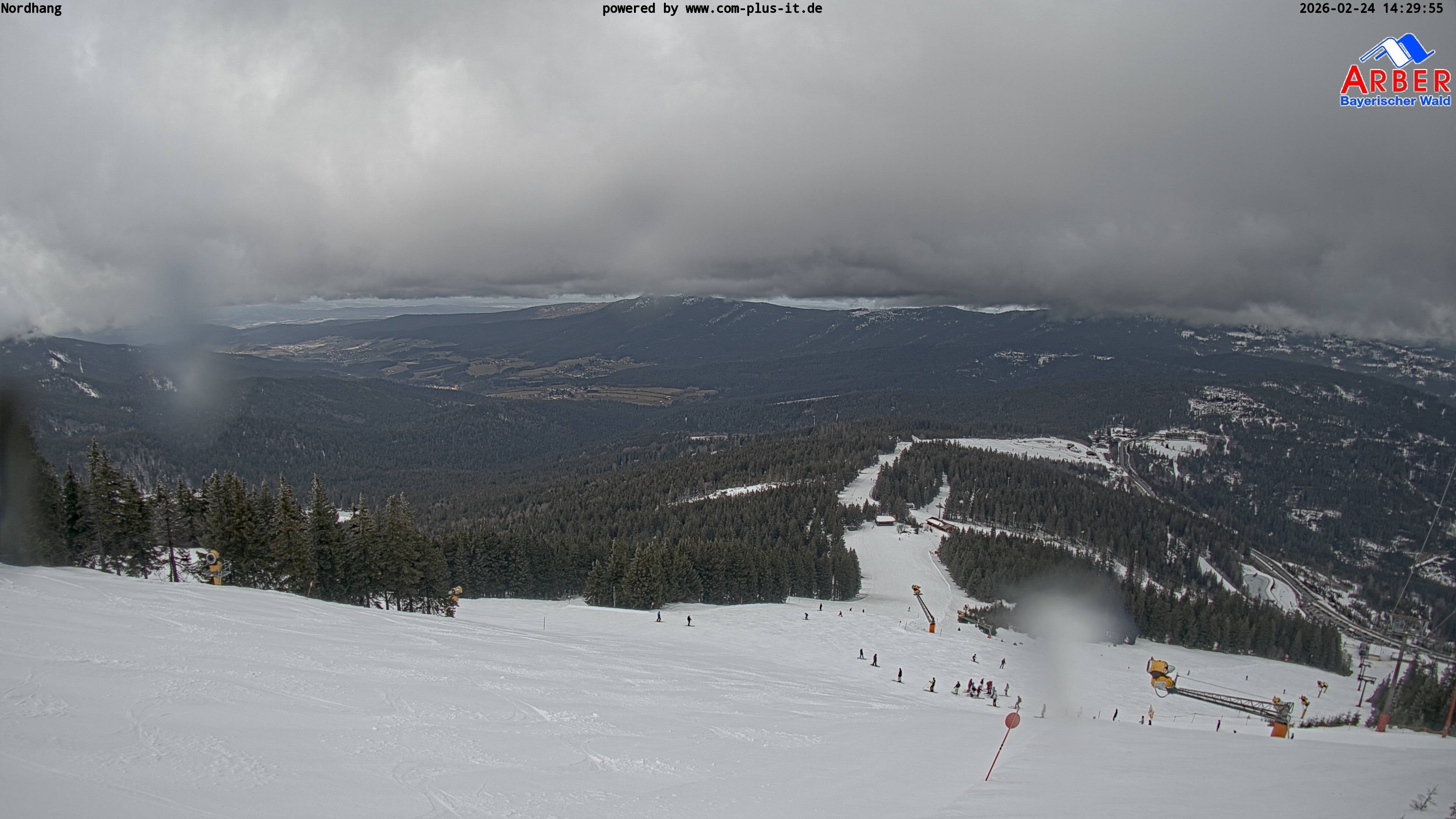 Archiv Foto Webcam Großer Arber Blick nach Nordwesten