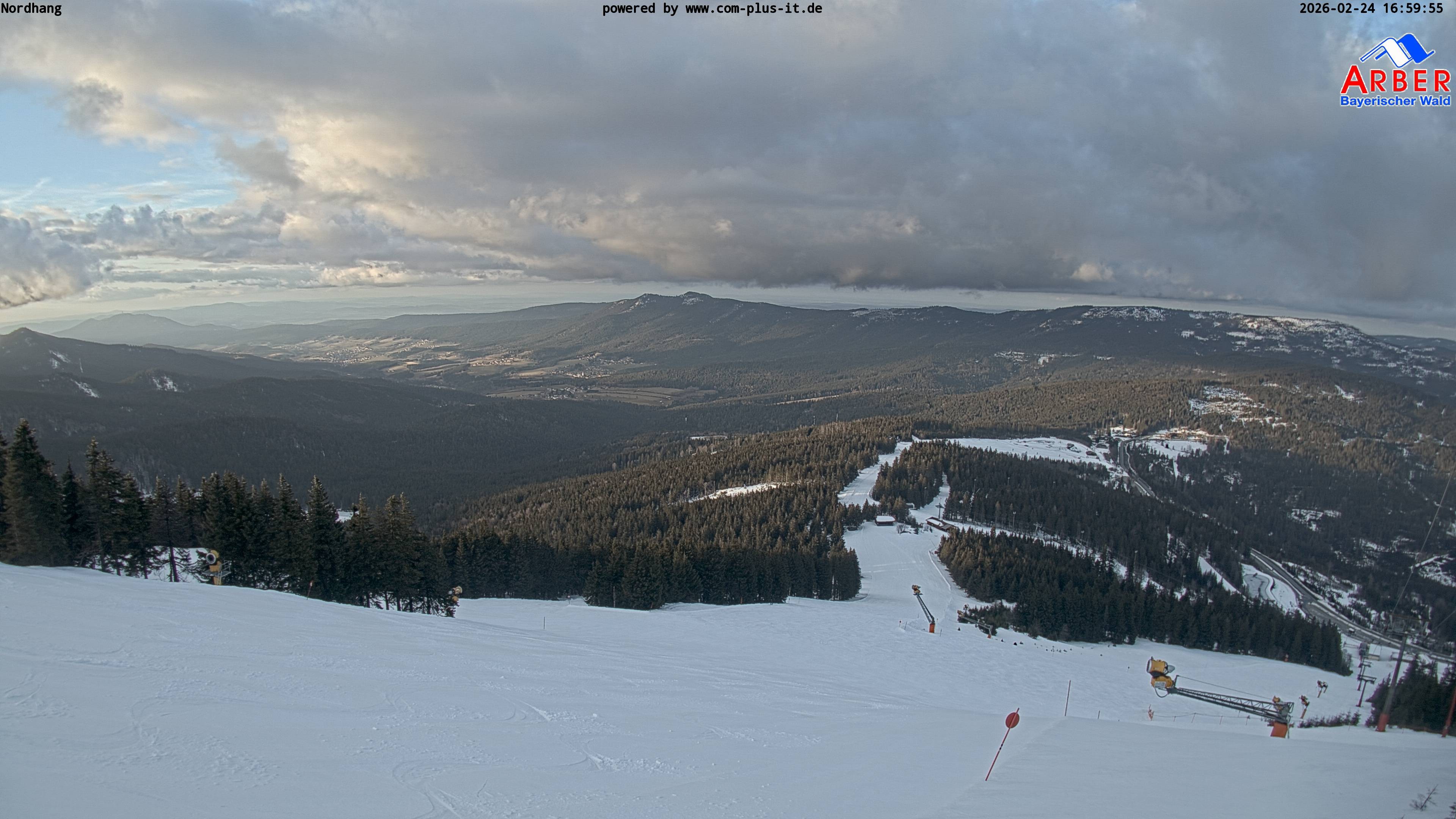 Archiv Foto Webcam Großer Arber Blick nach Nordwesten