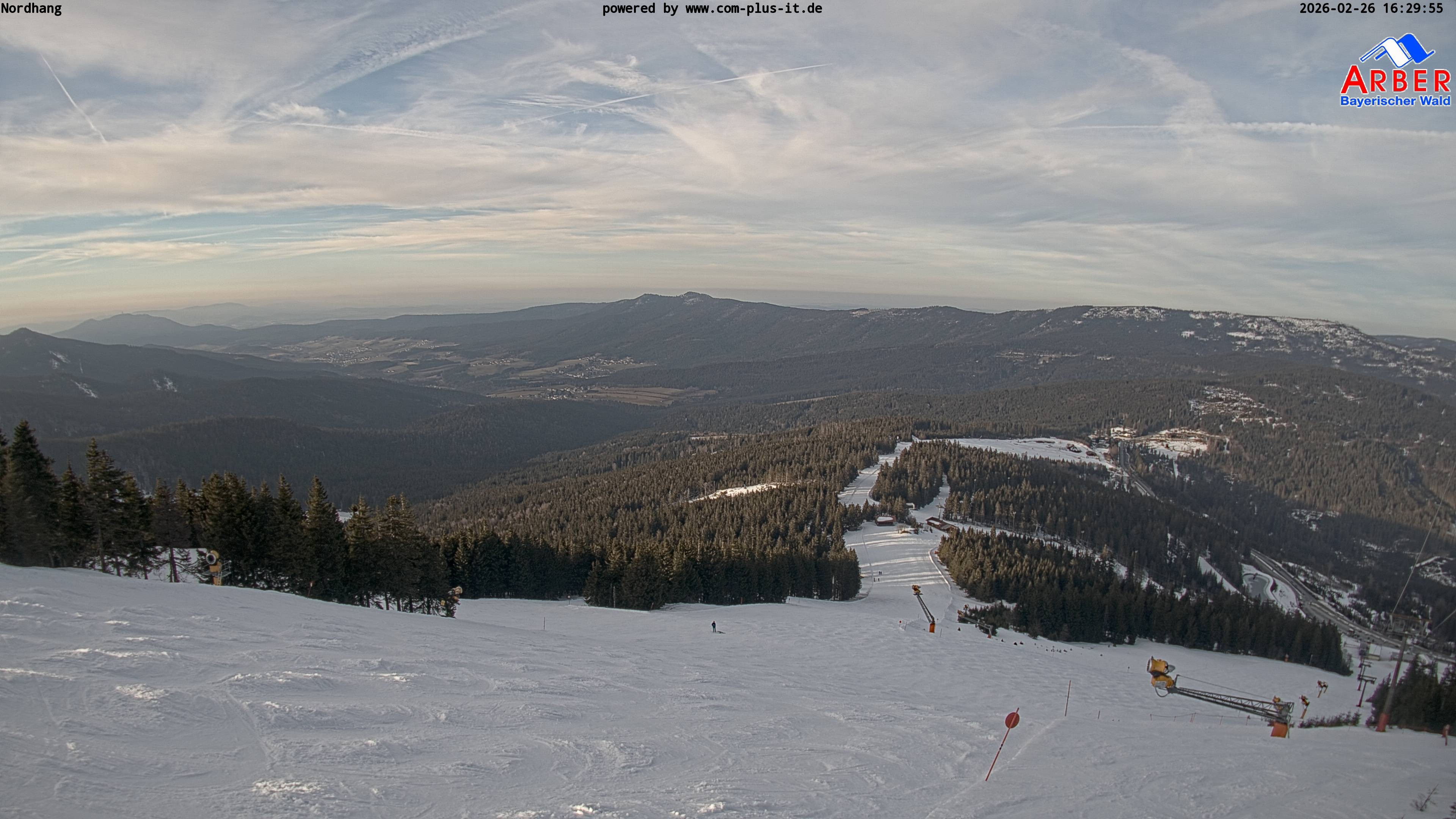 Archiv Foto Webcam Großer Arber Blick nach Nordwesten