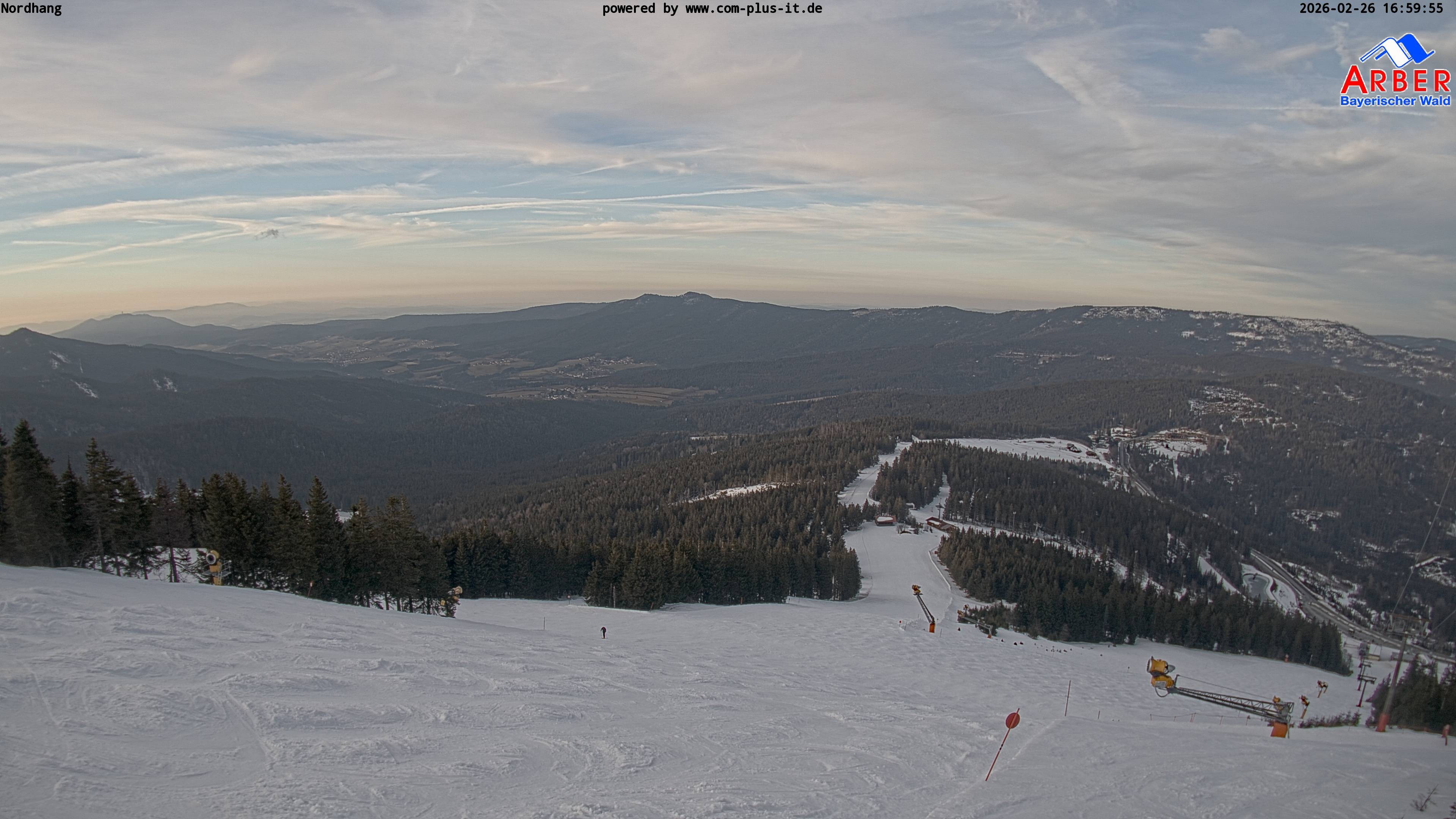Archived image Webcam View from the Großer Arber