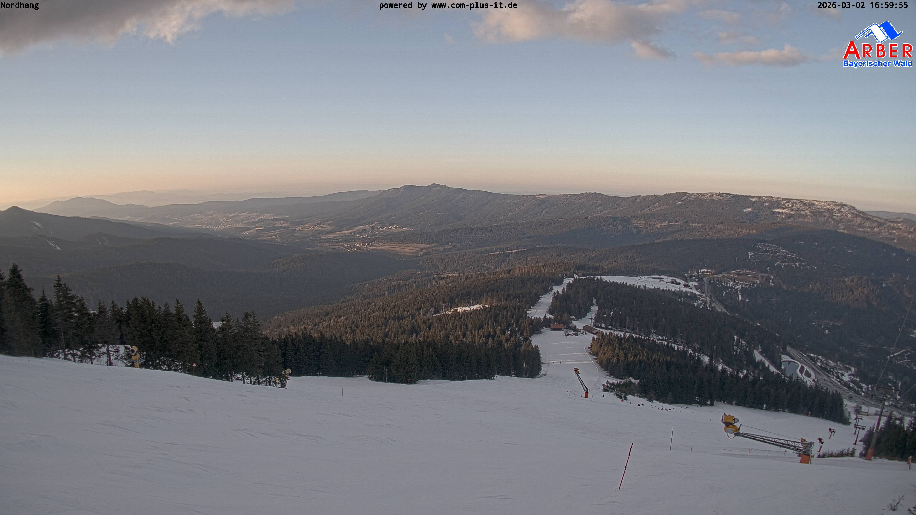 Archiv Foto Webcam Großer Arber Blick nach Nordwesten