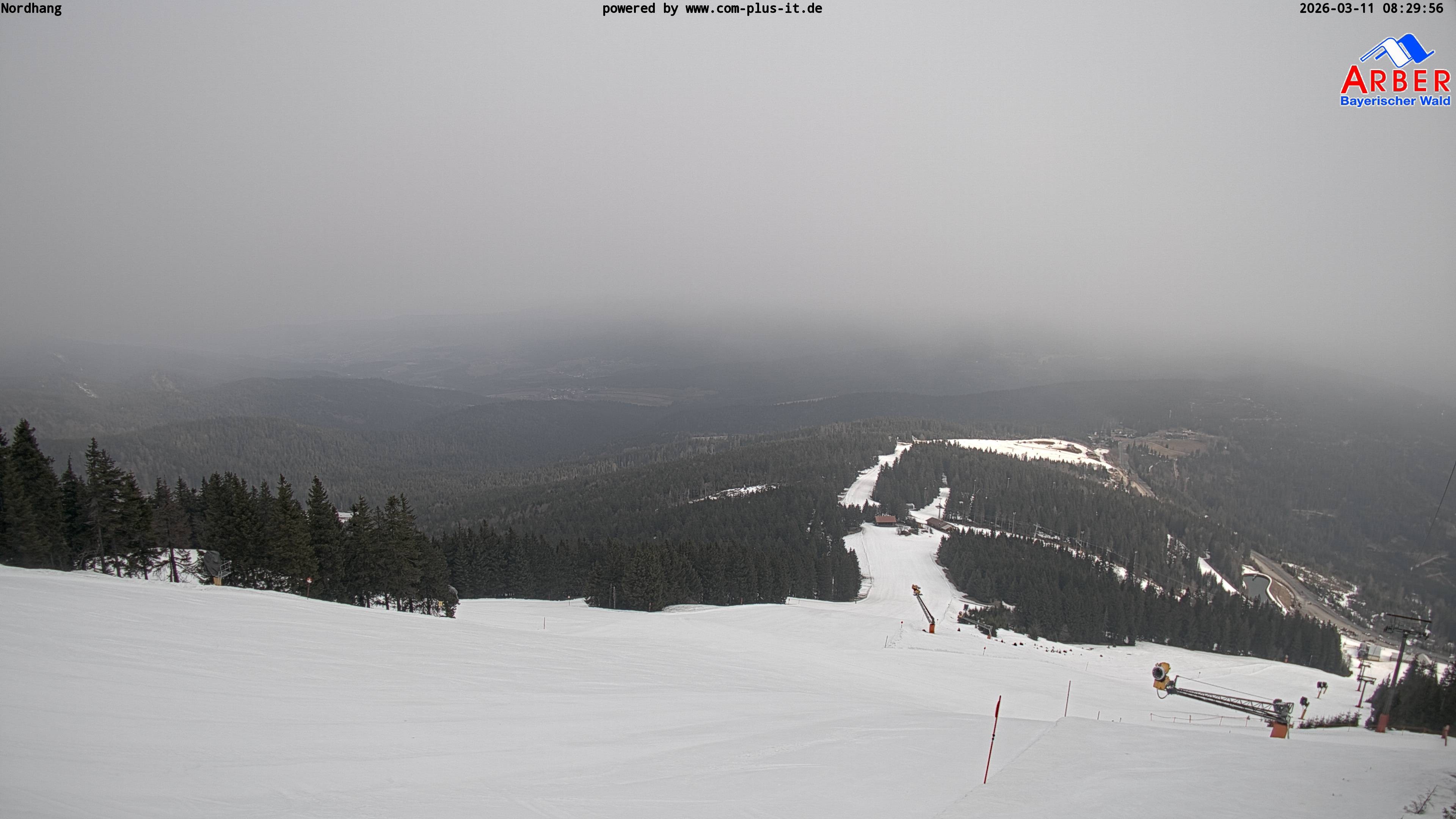 Archiv Foto Webcam Großer Arber Blick nach Nordwesten